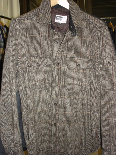Engineered Garments CPO Shirt Jacket in Brown Tweed
