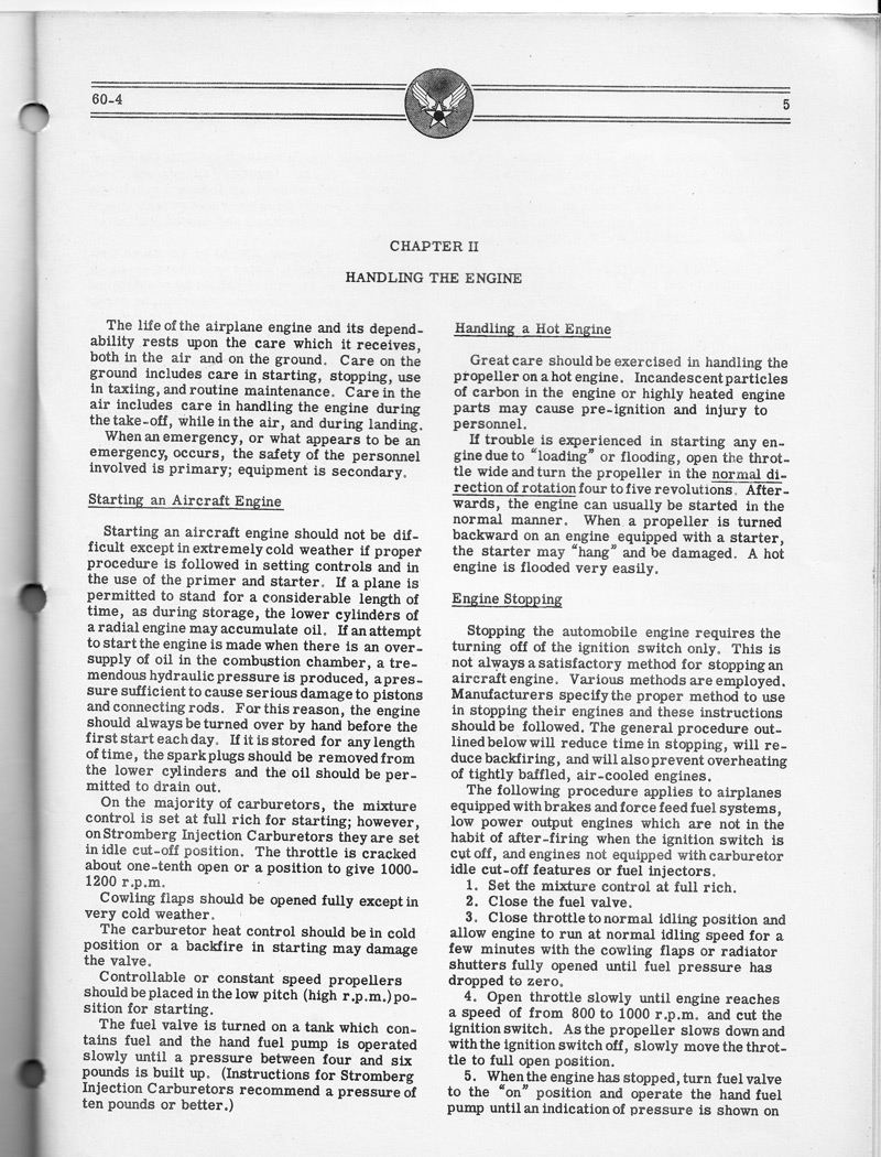 Airplane Engine Manual - 4