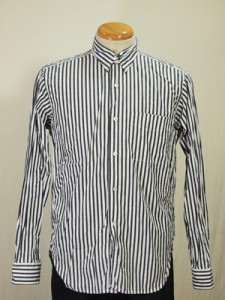 Engineered Garments Stripe Tab Collar Shirt