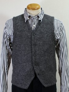 Engineered Garments Tweedy Knit Vest Grey