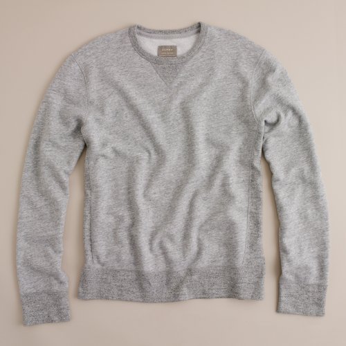 Jcrew sueded fleece crewneck pullover