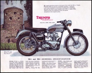 EBay Find: Vintage Triumph Motorcycle Ads | Mister Crew