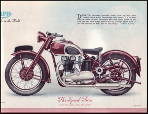 EBay Find: Vintage Triumph Motorcycle Ads | Mister Crew