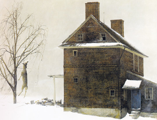 Snow Landscapes By Andrew Wyeth Mister Crew